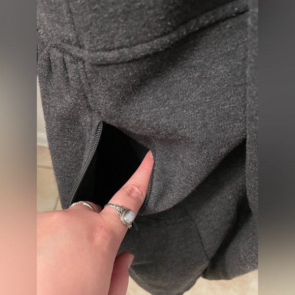 Athleta Long Sleeve Grey Zipper Jacket Size S - Picture 7 of 9